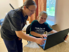 Работа тин-лиги в лагере "Дружба