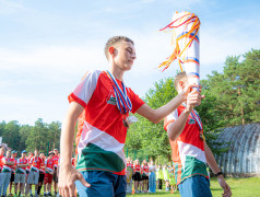 Закрытие спартакиады детей работников железной дороги в ОЦ "Дружба"