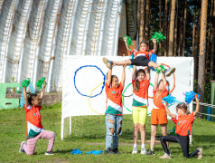 Закрытие спартакиады детей работников железной дороги в ОЦ "Дружба"