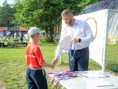 Закрытие спартакиады детей работников железной дороги в ОЦ "Дружба"
