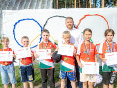 Закрытие спартакиады детей работников железной дороги в ОЦ "Дружба"