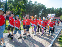 Закрытие спартакиады детей работников железной дороги в ОЦ "Дружба"