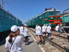 Экскурсии по железнодорожным профессиям в ДОЛ "Локомотив"