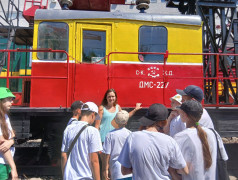 Экскурсии по железнодорожным профессиям в ДОЛ "Локомотив"