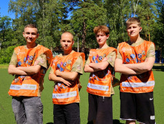 Вторую лагерную смену подряд в "Зелёном Огоньке" продолжает свою работу отряд ТиН-лига!