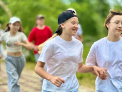 Юные спортсмены начали День России забегом  лето -2026