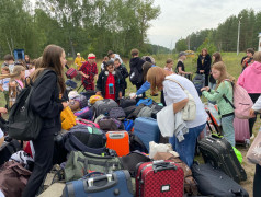 Отъезд из лагеря Яльчик.