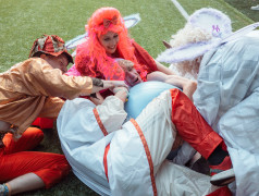 В "Маяке" зажгли звёзды комического футбола!