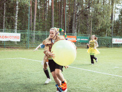 В "Маяке" зажгли звёзды комического футбола!