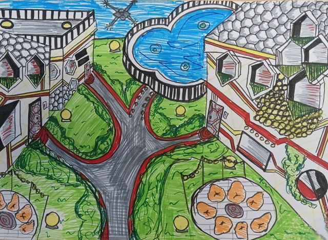 Рисунок. Лагерь будущего