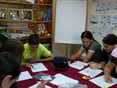 Кольца защиты в объективе фотоаппарата