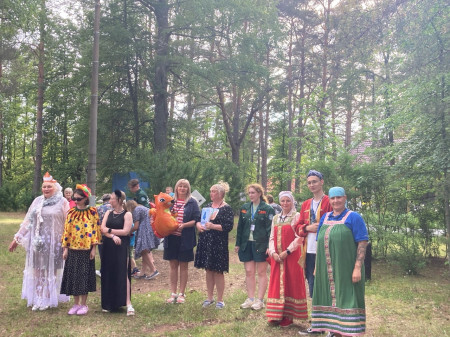 Встреча дорогих отдыхающих.  День А.С. Пушкина.