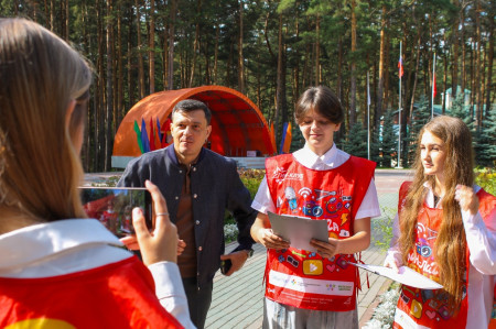 Юные журналисты ТиН-Лиги взяли интервью у первого заместителя начальника Западно-Сибирской железной дороги