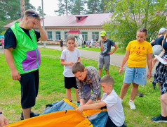 Командно-стратегическая игра "Вызов" в лагере "Сосновый бор"