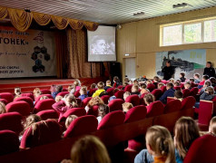 В ДОЛ &laquo;Зелёный огонек&raquo; ветеран войны провёл интересную встречу с детьми!