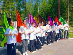 Линейка открытия 3 лагерной смены