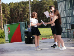 Торжественная церемония закрытия смены в ДОЛ им. Ленина