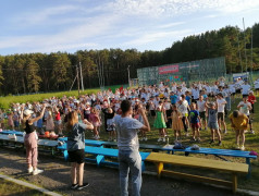 Торжественная церемония закрытия смены в ДОЛ им. Ленина