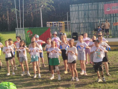 Торжественная церемония закрытия смены в ДОЛ им. Ленина