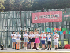Торжественная церемония закрытия смены в ДОЛ им. Ленина