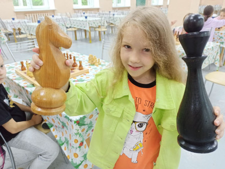 Турнир по шахматам в лагере 