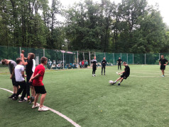 Товарищеский матч по футболу: Орленок объединяет ребят!