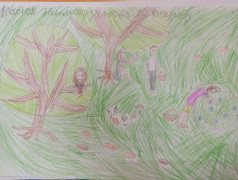 Выставка рисунков "Моя семья"