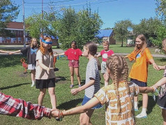 Русские хороводные игры в ДОЛ им. Ленина