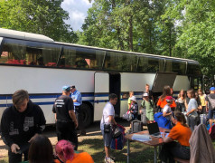 Ура! Ребята сегодня заехали в ДОЛ "Орленок"!