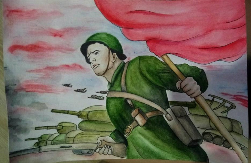 История героя в рисунке