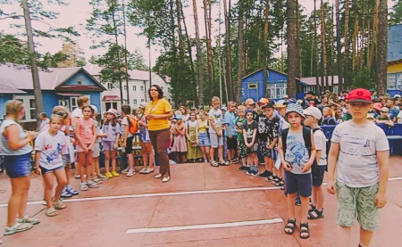 Лагерь принимает новых ребят. 2 смена началась!