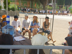 Заезд детей в лагерь 'Экспресс'