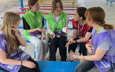 Начало работы подростков в Тин-лиге педагогического состава в ДОЛ им. З. Космодемьянской