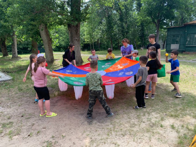 Тин- лига в работе с тренером ДОЛ им. Зои Космодемьянской