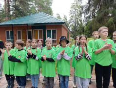 ТОРЖЕСТВЕННАЯ ЛИНЕЙКА ОТКРЫТИЯ 2-Й СМЕНЫ В ДОЛ "ТВЕРЦА"