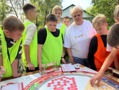 Платформа №7 Наследники железнодорожной славы в ДОЛ им. Зои Космодемьянской