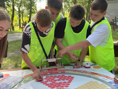 Платформа №7 Наследники железнодорожной славы в ДОЛ им. Зои Космодемьянской