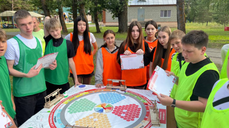 Платформа №7 Наследники железнодорожной славы в ДОЛ им. Зои Космодемьянской