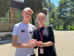 Акция "Подари ромашку" в ДОЛ "Экспресс"