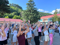 Вертушка "Открываем ДОЛ "Экспресс" вместе": Завертелись, как белки в колесе, но нам весело!