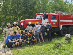 22/07/25 В ДОЛ "Звёздный" прошли плановые пожарно-тактические учения! ?