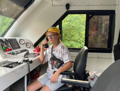 На волшебной волне детской железной дороги!  