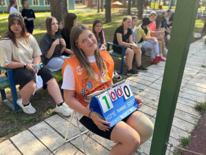 Софья &mdash; юный судья &laquo;Веселых стартов&raquo;!