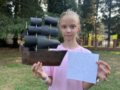 ДОЛ "Экспресс" на абордаж! День ВМФ: Корабли из картона и моря на лицах!