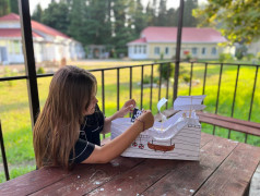 ДОЛ "Экспресс" на абордаж! День ВМФ: Корабли из картона и моря на лицах!