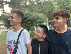 ДОЛ "Экспресс" на абордаж! День ВМФ: Корабли из картона и моря на лицах!