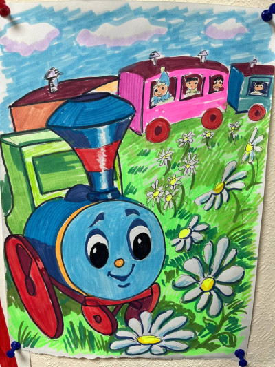 Паровозик Солнечный 