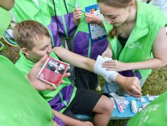 "ЖД Вызов" в Огоньках: Юные патриоты приняли эстафету поколений.