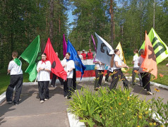 Линейка открытия 2 лагерной смены.