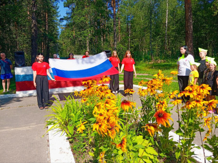 Линейка открытия 3 лагерной смены